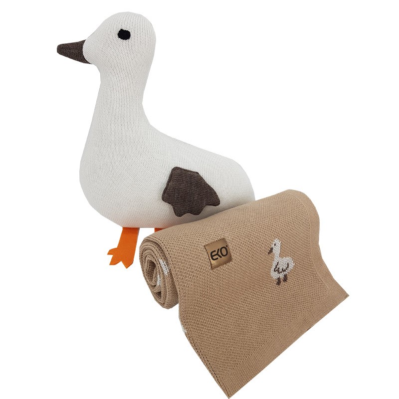 Deka z pleteniny GOOSE Deka z pleteniny GOOSE