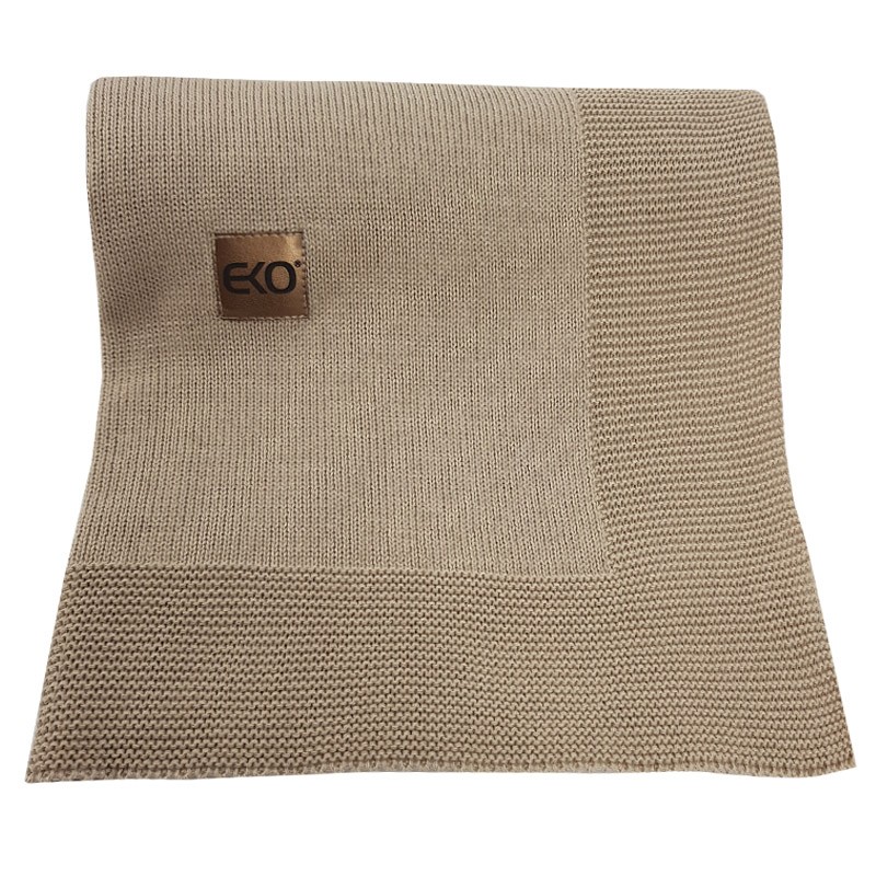 Deka z pleteniny LIGHT BEIGE