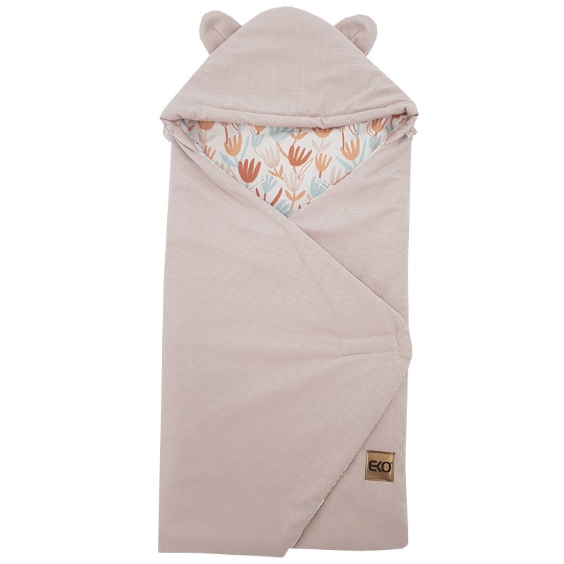 Спальный мешок для автокресла VELVET BEIGE FLOWERS Спальный мешок для автокресла VELVET BEIGE FLOWERS