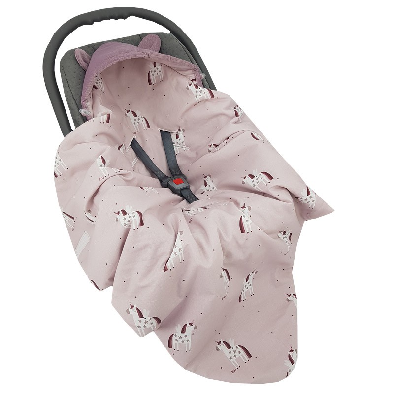 Baby Car Seat Sleeping Bag VELVET UNICORN