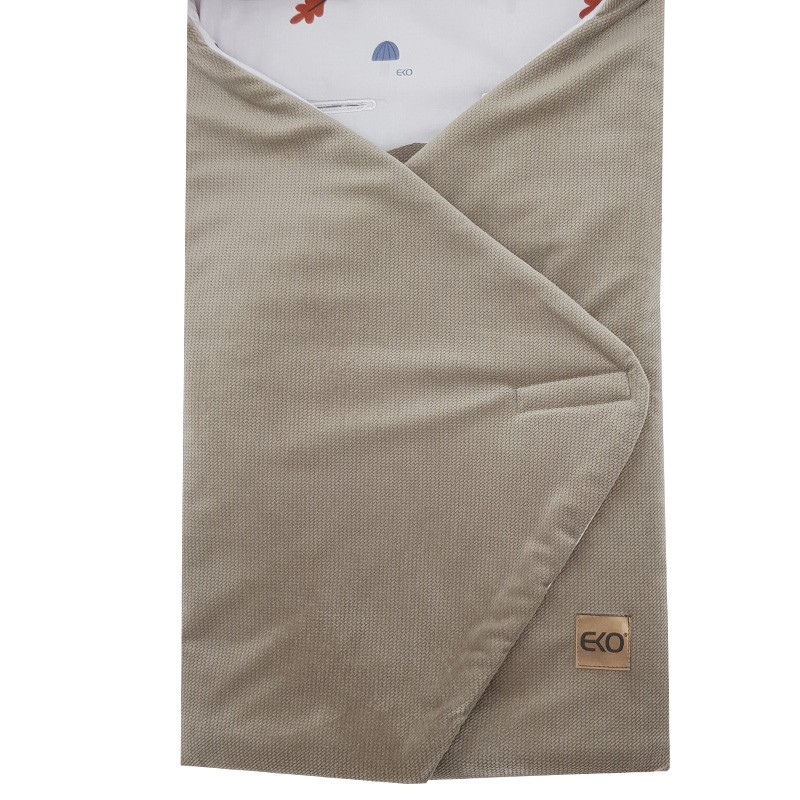 Spací pytel do autosedačky VELVET 3 a 5 bodové pásy MUSHROOMS