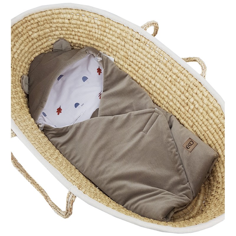 Schlafsack für den Kindersitz VELVET 3- und 5-Punkt-Gurte MUSHROOMS