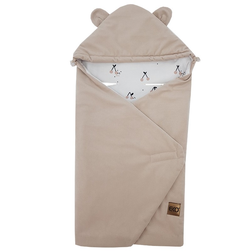 Schlafsack für den Kindersitz VELVET 3- und 5-Punkt-Gurte CHERRIES Schlafsack für den Kindersitz VELVET 3- und 5-Punkt-Gurte CHERRIES