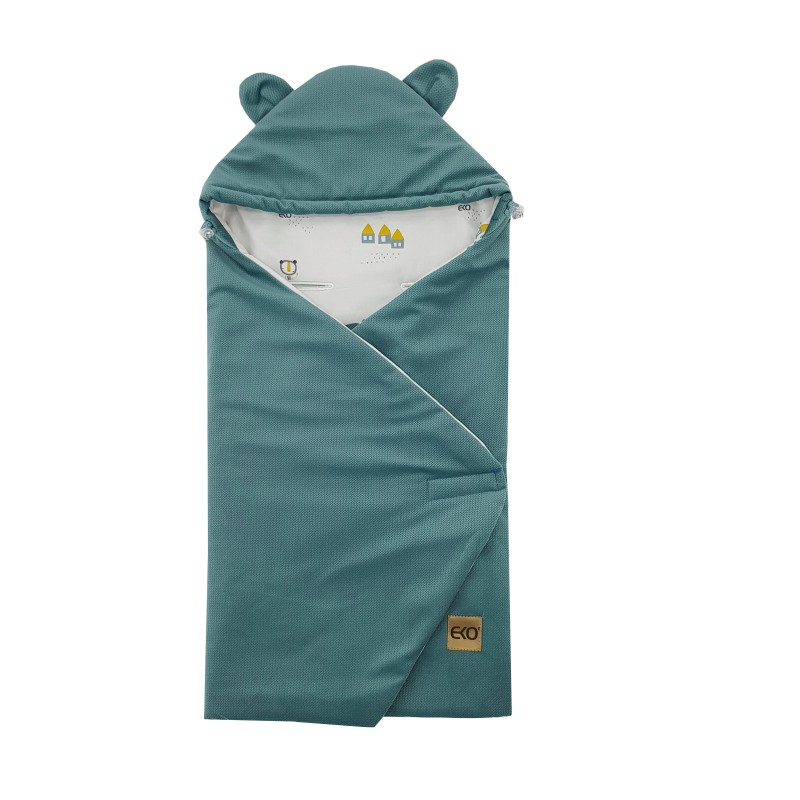 Schlafsack für den Kindersitz VELVET 3- und 5-Punkt-Gurte HOUSES Schlafsack für den Kindersitz VELVET 3- und 5-Punkt-Gurte HOUSES