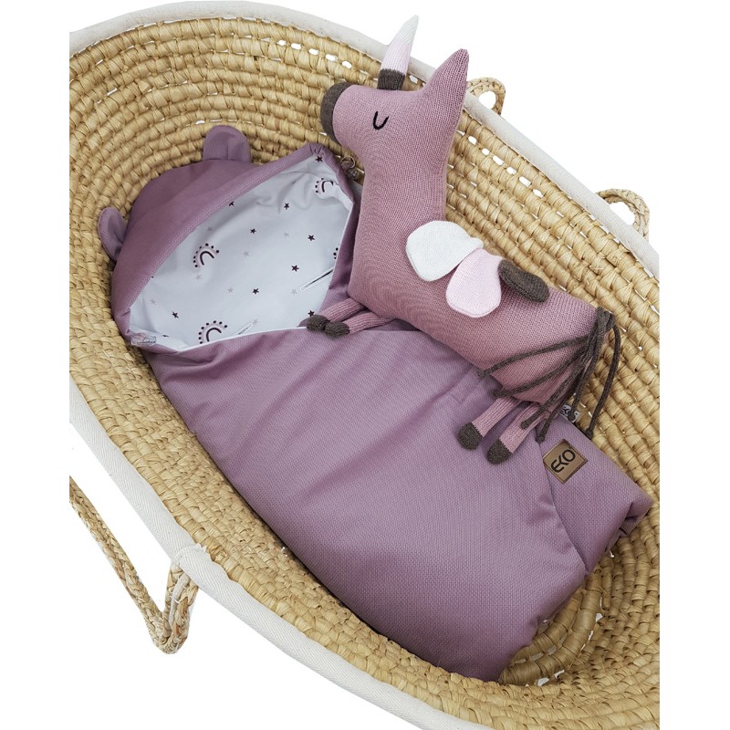 Baby Car Seat Sleeping Bag VELVET 3 and 5-point belts RAINBOWS