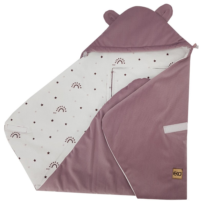 Baby Car Seat Sleeping Bag VELVET 3 and 5-point belts RAINBOWS