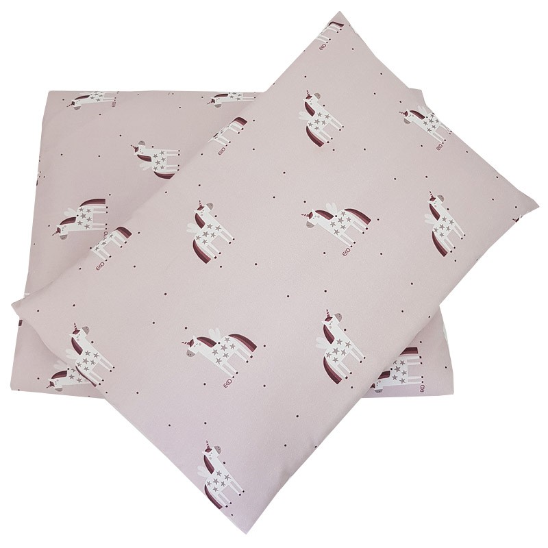 Nyomtatott pamut ágynemű - 2 db 140x100 cm-es ágynemű UNICORN Nyomtatott pamut ágynemű - 2 db 140x100 cm-es ágynemű UNICORN