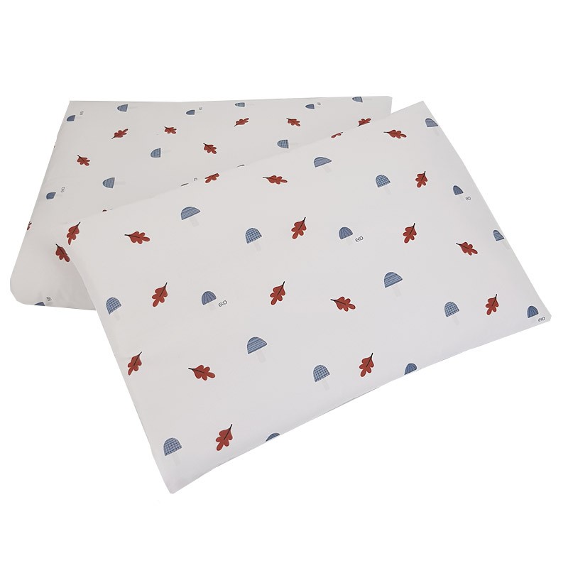 Printed cotton cot bedding set 135x100 cm MUSHROOMS Printed cotton cot bedding set 135x100 cm MUSHROOMS