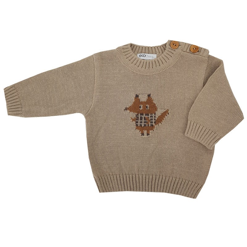 Svetr FOX/BEIGE Svetr FOX/BEIGE