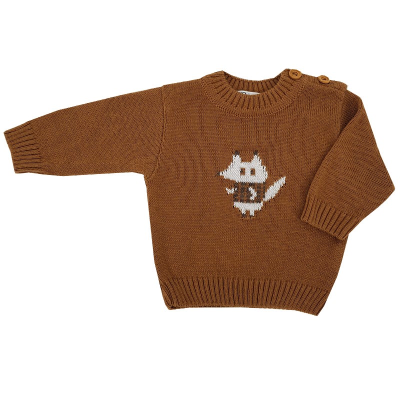 Džemperītis FOX/CARAMEL Džemperītis FOX/CARAMEL