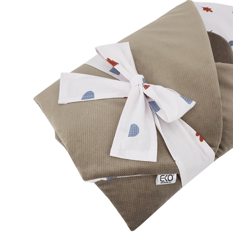 VELVET Cotton Swaddle Blanket MUSHROOMS VELVET Cotton Swaddle Blanket MUSHROOMS