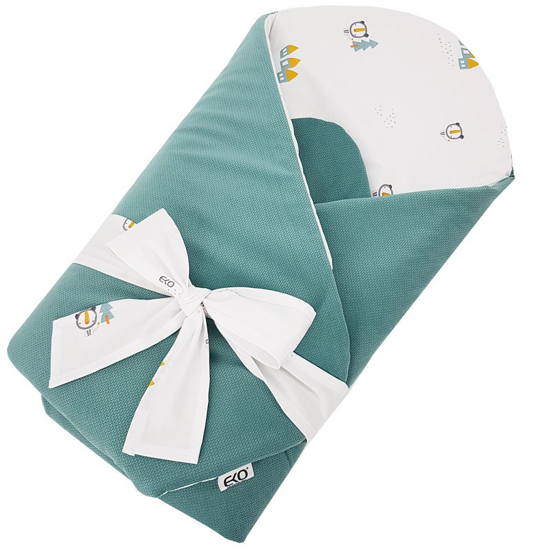 VELVET Cotton Swaddle Blanket HOUSES VELVET Cotton Swaddle Blanket HOUSES