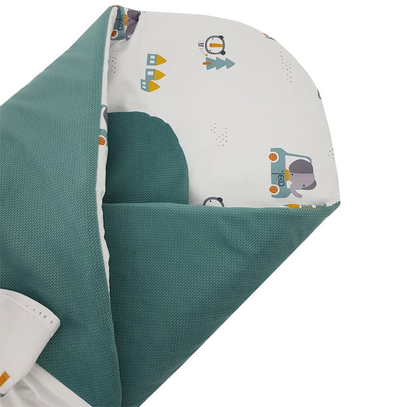 VELVET Cotton Swaddle Blanket CARS VELVET Cotton Swaddle Blanket CARS