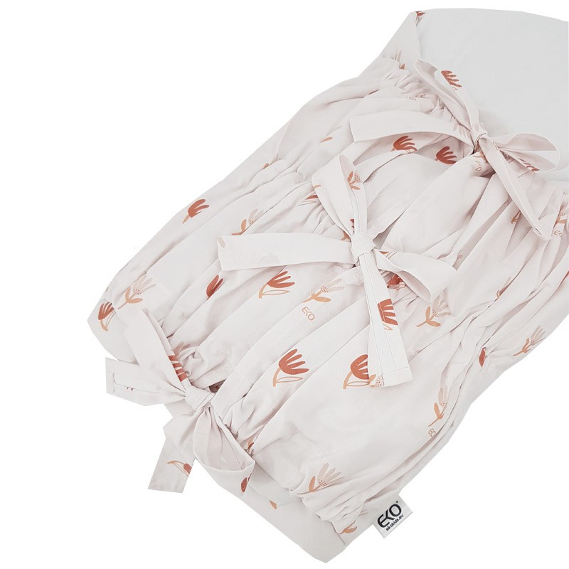 Zīdaiņu konvertiņš Drukātie zīmējumi ar kokosa pamatnīti BEIGE MEADOW