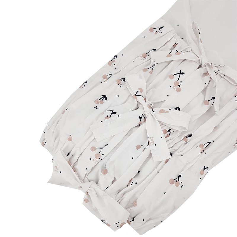 Printani Pamučni Baby Wrap sa kokosovim umetkom CHERRIES Printani Pamučni Baby Wrap sa kokosovim umetkom CHERRIES