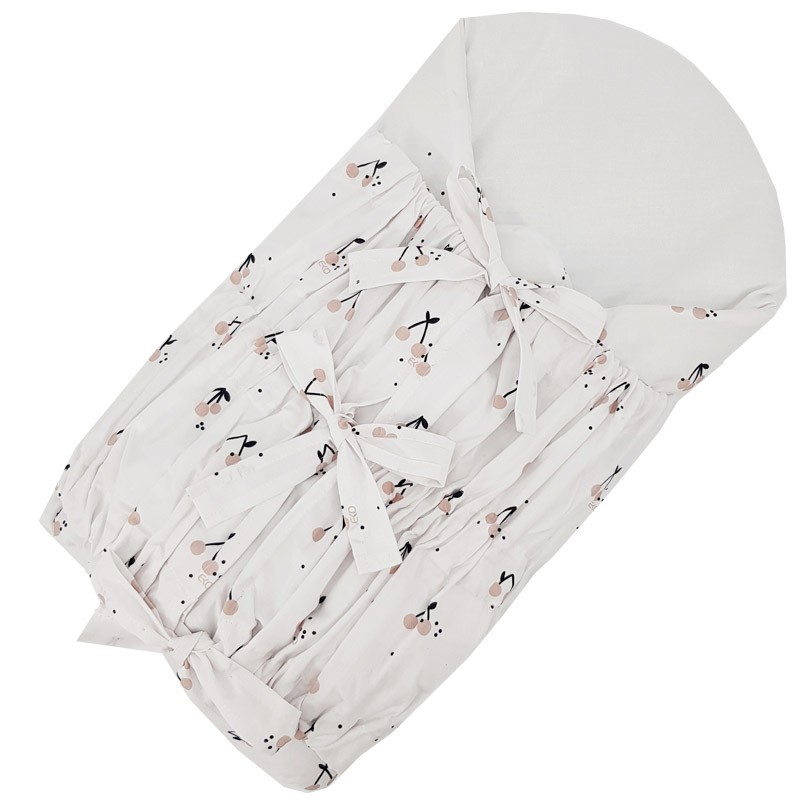 Printani Pamučni Baby Wrap sa kokosovim umetkom CHERRIES Printani Pamučni Baby Wrap sa kokosovim umetkom CHERRIES