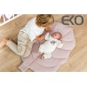 Blanket and play mat with VELVET fabric lining BEIGE