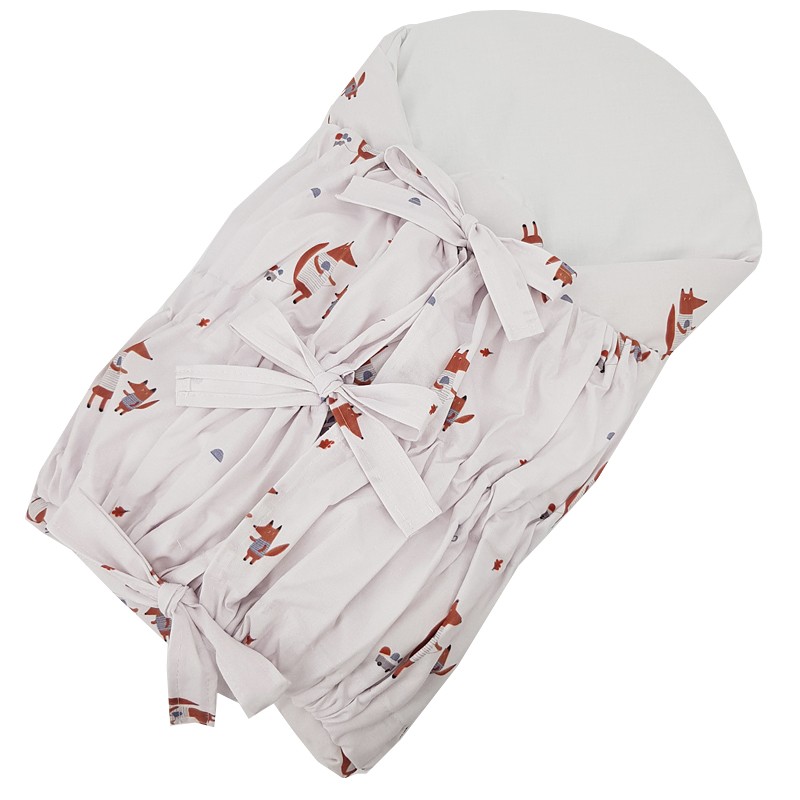 Printani Pamučni Baby Wrap sa kokosovim umetkom FOX