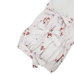 Printed Cotton Swaddle Blanket