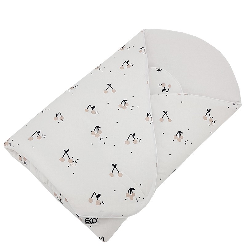 Rożek bawełniany drukowany WISIENKI