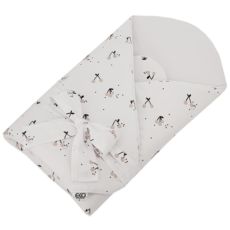 Конверт из хлопка с принтом и кокосовым вкладышем CHERRIES