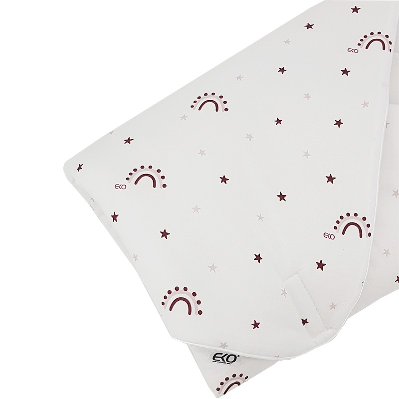 Printed Cotton Swaddle Blanket RAINBOWS Printed Cotton Swaddle Blanket RAINBOWS