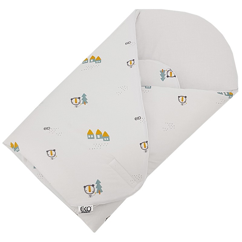 Printani pamučni Baby Wrap HOUSES