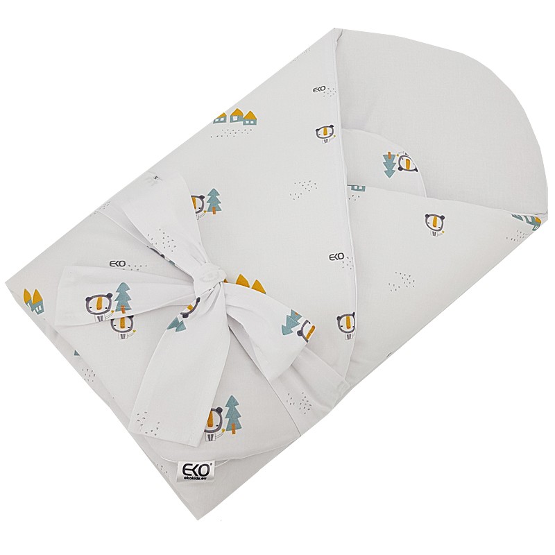 Zavinovačka bavlnená s potlačou a s kokosom HOUSES