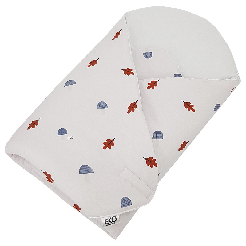 Printed Cotton Swaddle Blanket MUSHROOMS Printed Cotton Swaddle Blanket MUSHROOMS