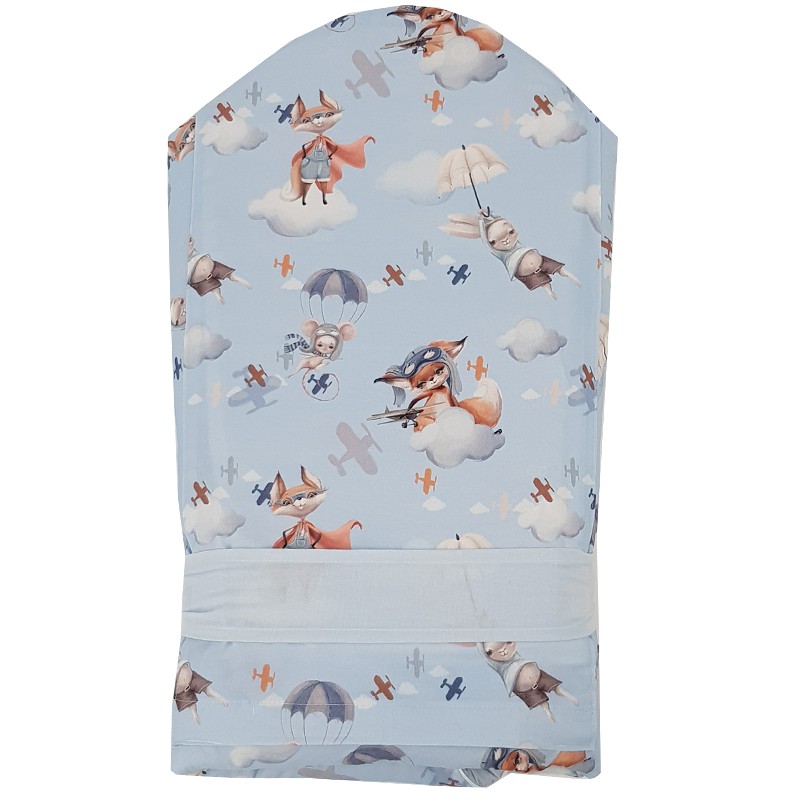 Printani Pamučni Baby Wrap sa kokosovim umetkom AVIATOR Printani Pamučni Baby Wrap sa kokosovim umetkom AVIATOR