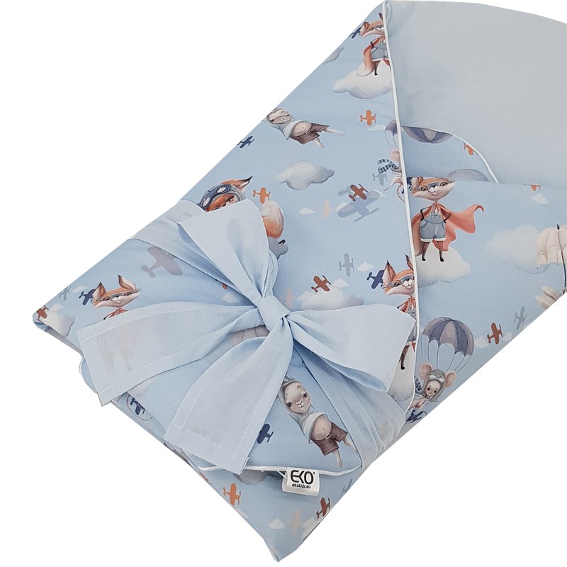 Printani Pamučni Baby Wrap sa kokosovim umetkom AVIATOR Printani Pamučni Baby Wrap sa kokosovim umetkom AVIATOR