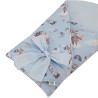 Printed Cotton Swaddle Blanket with Coconut