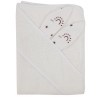 Хлопковый банный халат RAINBOWS/WHITE