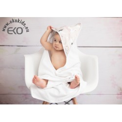 Hooded Towel CHERRIES/BEIGE
