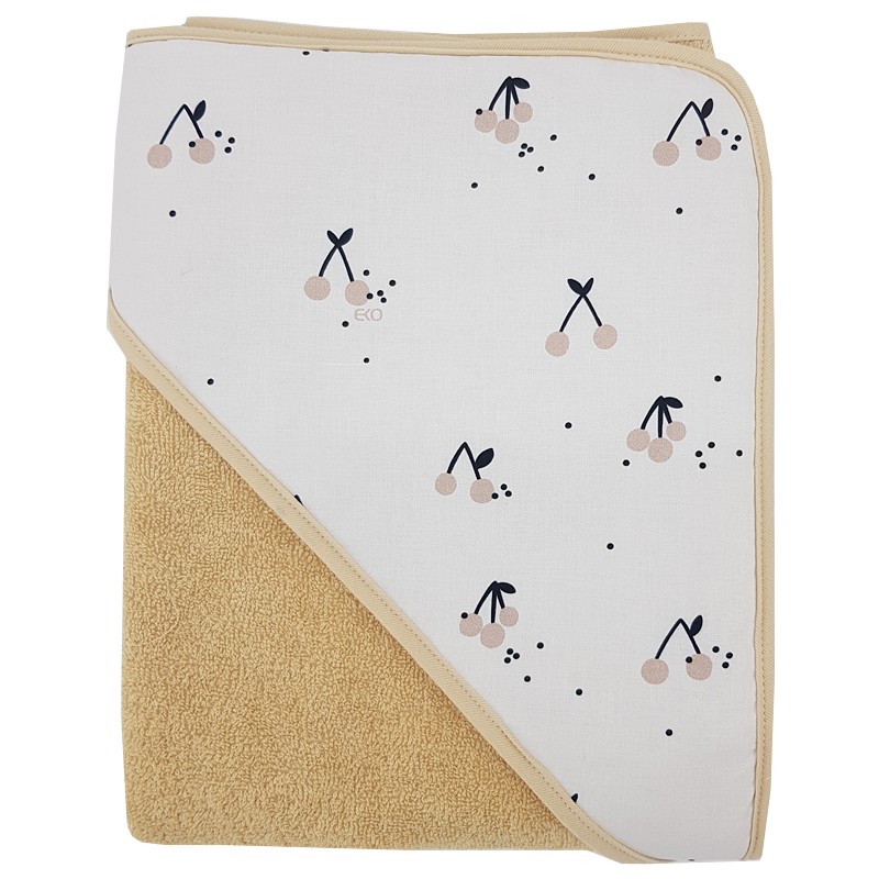 Hooded Towel CHERRIES/BEIGE Hooded Towel CHERRIES/BEIGE
