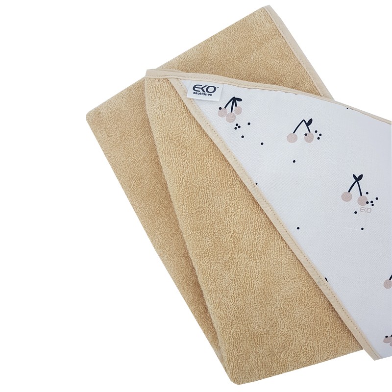 Hooded Towel CHERRIES/BEIGE Hooded Towel CHERRIES/BEIGE