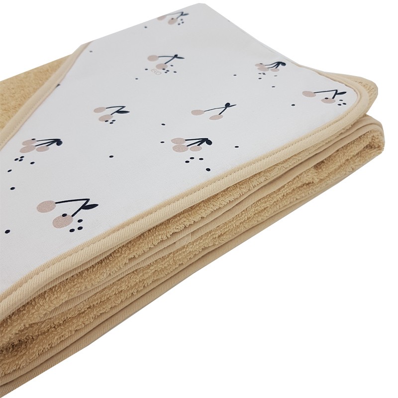 Badetuch Frottee CHERRIES/BEIGE Badetuch Frottee CHERRIES/BEIGE