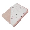 Hooded Towel RAINBOWS/ROSE PINK