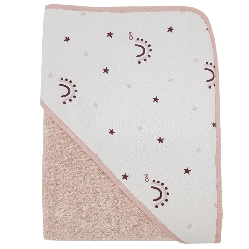Hooded Towel RAINBOWS/ROSE PINK Hooded Towel RAINBOWS/ROSE PINK