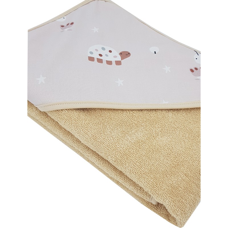 Serviette de bain BEES/BEIGE Serviette de bain BEES/BEIGE