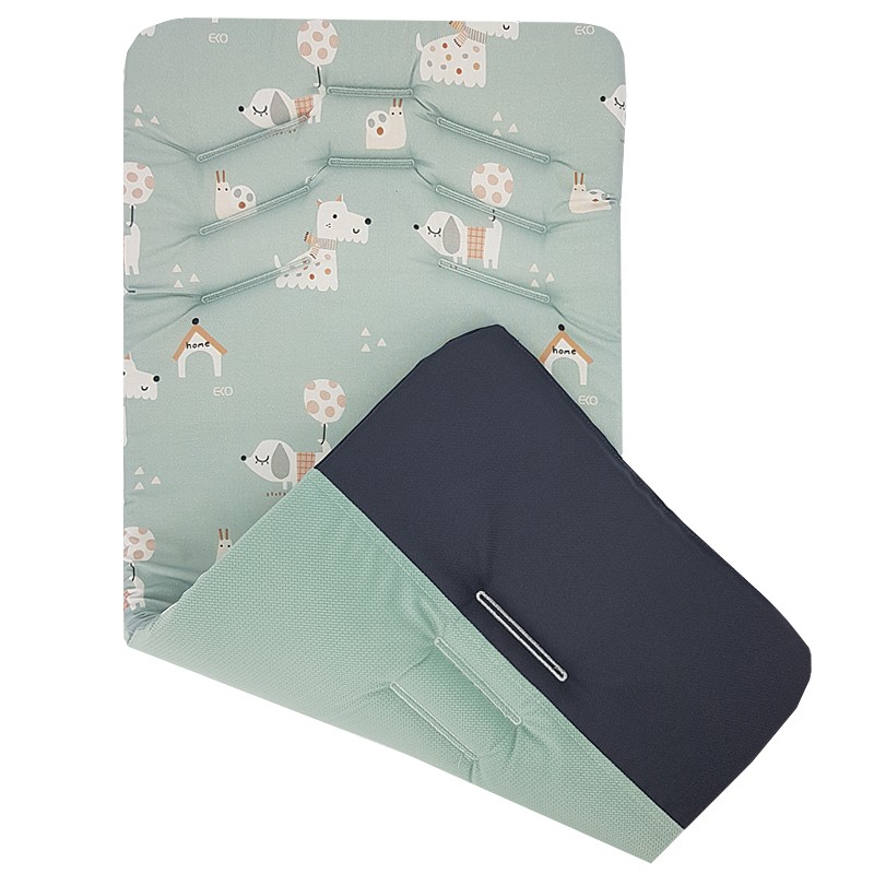 Unterlage für den Kinderwagen mit Visco-Schaum (Memory Foam) DOGS Unterlage für den Kinderwagen mit Visco-Schaum (Memory Foam) DOGS