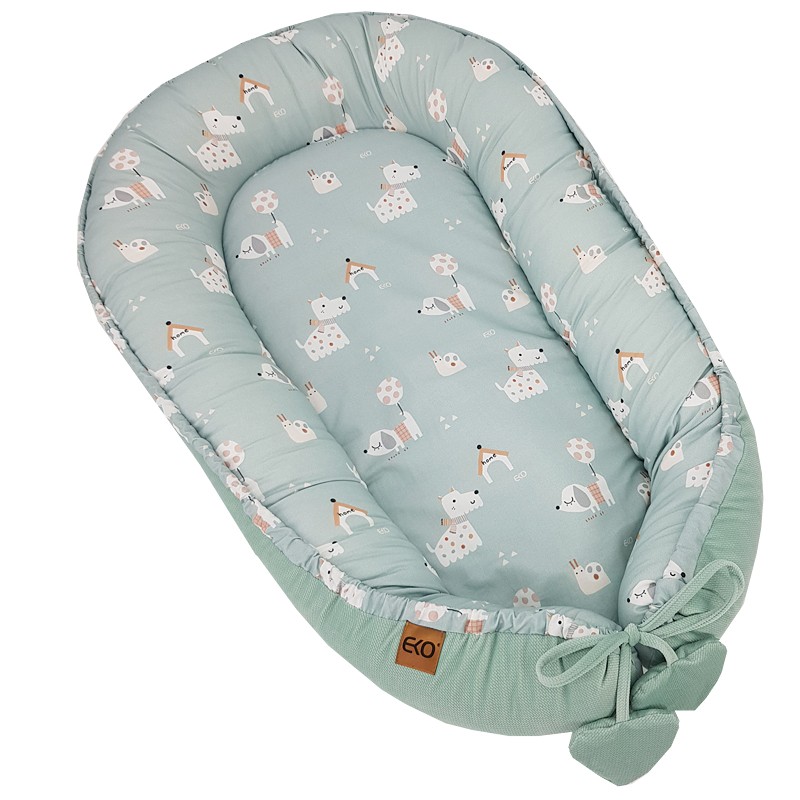 VELVET baby cocoon DOGS