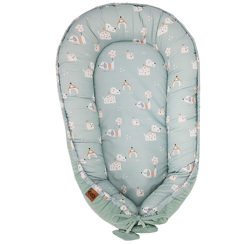 VELVET baby cocoon DOGS