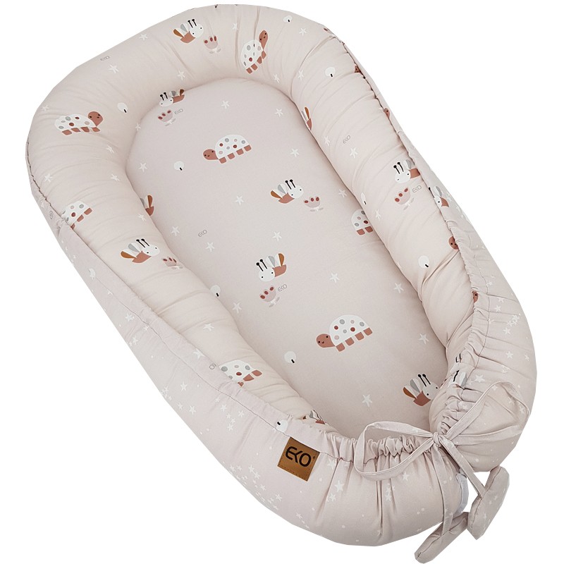 Double-sided cotton baby cocoon BEES