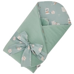 VELVET Cotton Swaddle Blanket DOGS VELVET Cotton Swaddle Blanket DOGS