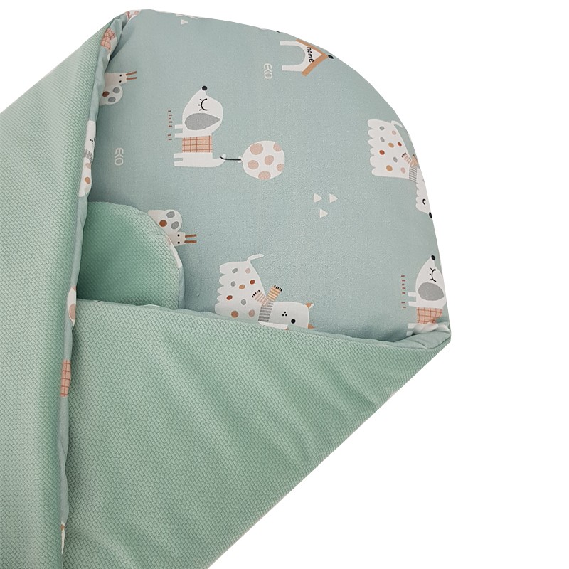VELVET Pamučni Baby Wrap DOGS VELVET Pamučni Baby Wrap DOGS
