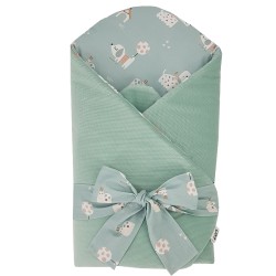 VELVET Cotton Swaddle Blanket DOGS VELVET Cotton Swaddle Blanket DOGS