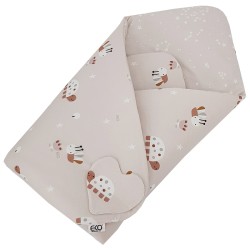 Double-sided printed Cotton Swaddle Blanket BEES Double-sided printed Cotton Swaddle Blanket BEES