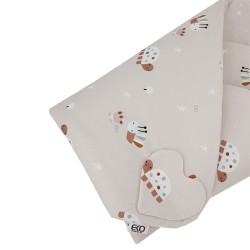 Double-sided printed Cotton Swaddle Blanket