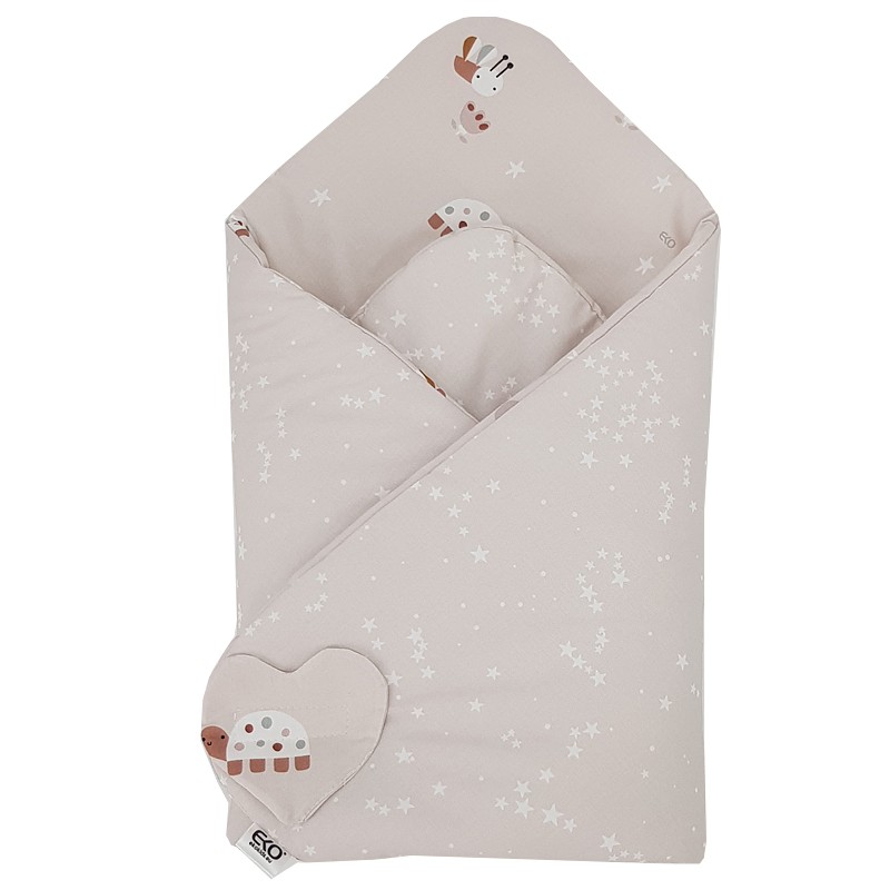 Double-sided printed Cotton Swaddle Blanket BEES Double-sided printed Cotton Swaddle Blanket BEES